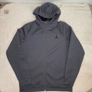 Nike Gray Full-Zip Hoodie